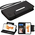 Insten Black Wallet Leather Flip Case (with Magnetic Closure) for Apple iPhone 7 Plus/ 8 Plus
