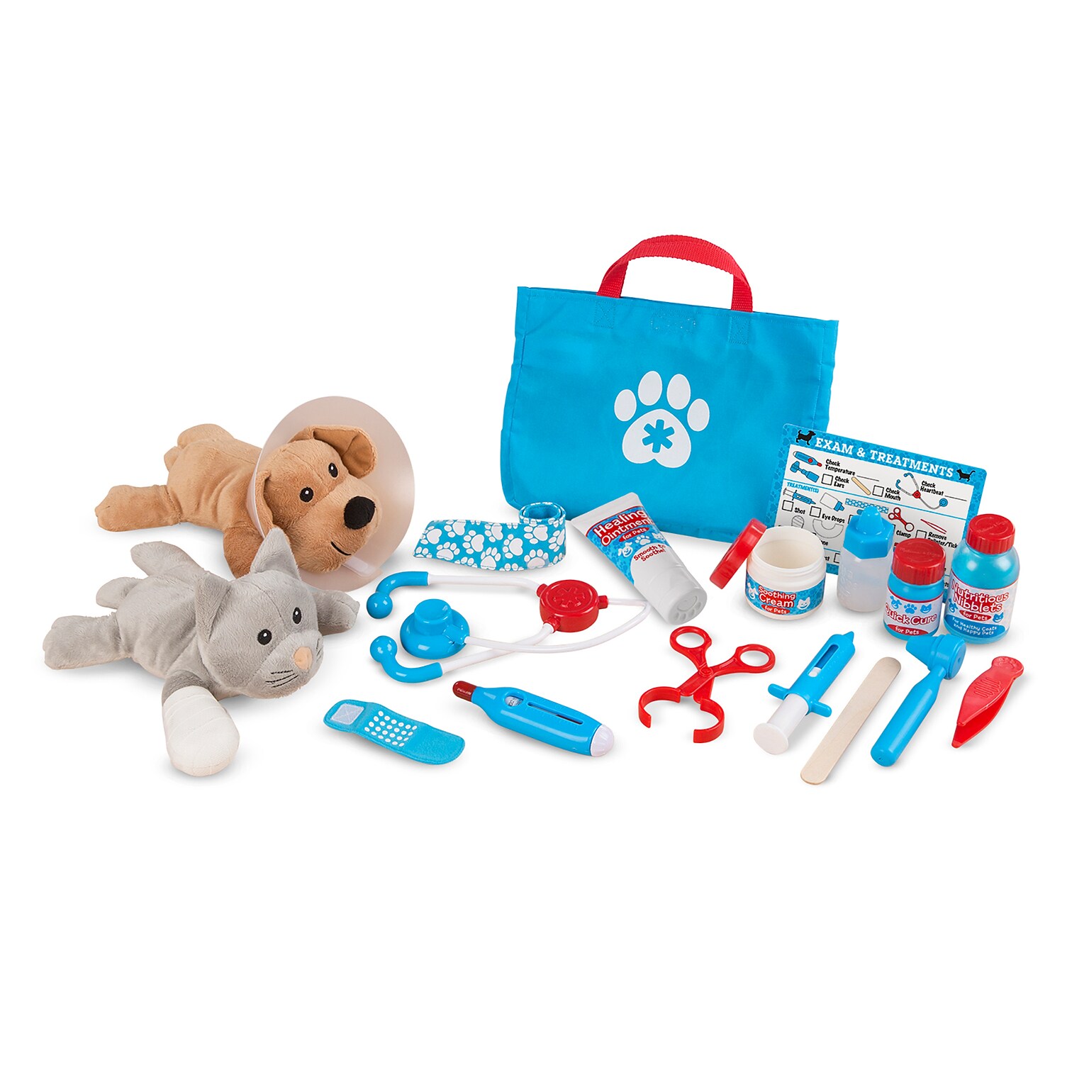 Melissa & Doug Examine & Treat Pet Vet Play Set, 6/Pack (8520-BULK)