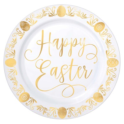 Amscan Premium Easter 7.5 in. Round Plates (430707)