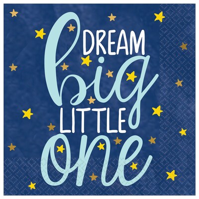 Amscan Twinkle Little Star Baby Shower Beverage Napkins (6-pack) (502152)