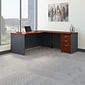 Bush Business Furniture Westfield 72W L Shaped Desk with 48W Return and Mobile File Cabinet, Hansen Cherry (SRC001HCSU)