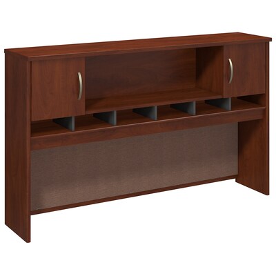 Bush Business Furniture 71.02 W Desktop Hutch, Cherry (WC24466K)