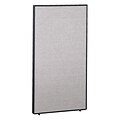 Bush Business Furniture ProPanels 66H x 36W Panel, Light Gray/Slate (PP66736-03)