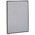 Bush Business Furniture ProPanels 66H x 48W Panel, Light Gray/Slate (PP66748-03)