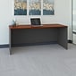 Bush Business Furniture Westfield 72W x 30D Office Desk, Hansen Cherry/Graphite Gray (WC24436)