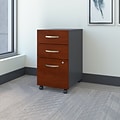 Bush Business Furniture Series C 3-Drawer Vertical File Cabinet, Locking, Letter/Legal, Hansen Cherr