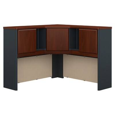 Bush Business Furniture Cubix 48W Corner Hutch, Hansen Cherry/Galaxy (WC94467PK)