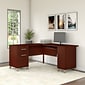 Bush Furniture Somerset 60W L Shaped Desk, Hansen Cherry (WC81730K)