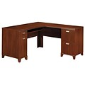 Bush Furniture Tuxedo L Shaped Desk, Hansen Cherry (WC21430K)