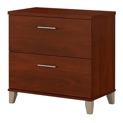 Bush Furniture Somerset Lateral File Cabinet Hansen Cherry