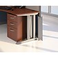 Bush Business Furniture Office in an Hour 65W x 65D L Shaped Cubicle Workstation with Storage, Hansen Cherry (WC36494-03STGK)