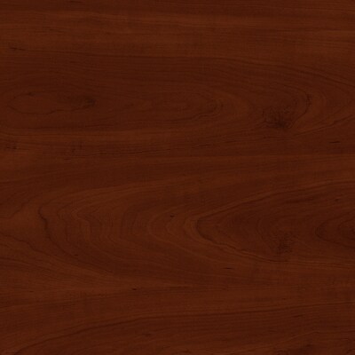Bush Business Furniture Office in an Hour 63"H x 65"W L-Shaped Cubicle Workstation, Hansen Cherry (WC36494-03STGK)