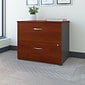 Bush Business Furniture Westfield Lateral File Cabinet, Hansen Cherry/Graphite Gray, Assembled (WC24454CSU)