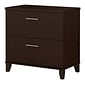 Bush Furniture Somerset Lateral File Cabinet, Mocha Cherry (WC81880)