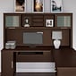 Bush Furniture Somerset 71"W Desktop Hutch, Mocha Cherry (WC81811)