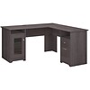 Bush Furniture Cabot L Shaped Desk, Heather Gray (WC31730-03K)