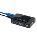 IOCrest USB 3.0 + USB 2.0 Combo Hub USB 3.0 Port & USB 2.0 Port UL Adapter, Black