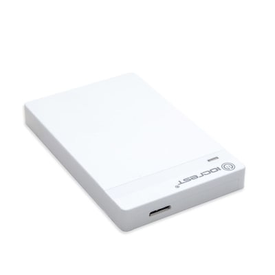 IOCrest USB 3.0 2.5 Plastic SATA6G HDD / SSD Enclosure compact size White