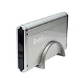 Connectland USB 2.0, 3.5 Aluminum SATA/IDE Silver Enclosure