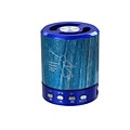 Insten Blue Portable Mini Speaker for Desktop Laptop PC Computer Cell Phone Smartphone MP3 MP4 Music Player