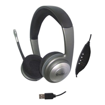 Connectland USB Interface Online Gaming Stereo Headphone with Built-in Mic