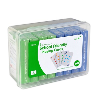 Learning Advantage School Friendly Playing Cards, Grades PreK-6 (CTU24536)