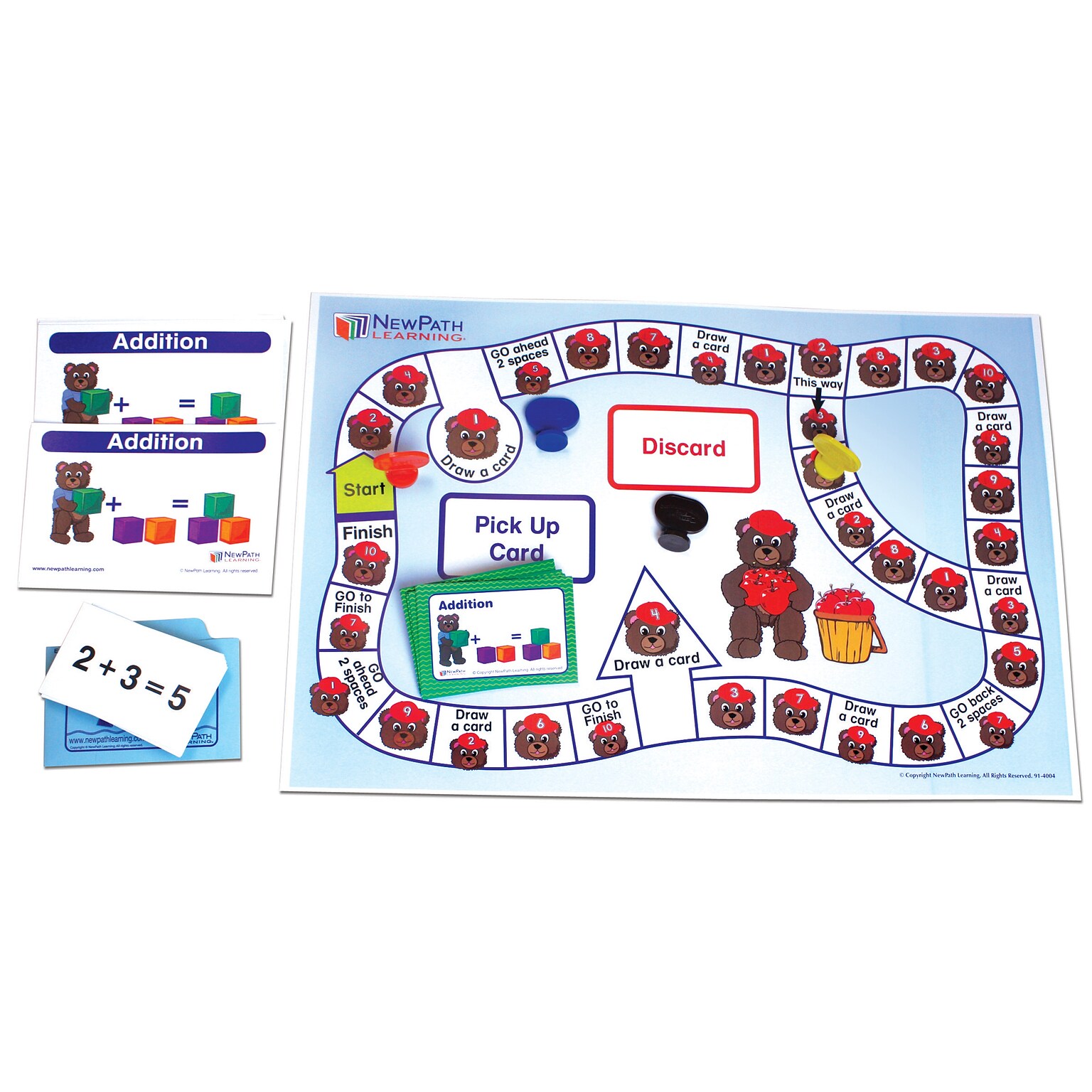 New Path Learning Math Readiness Learning Center Games, Addition, Grades K-2 (NP-230024)