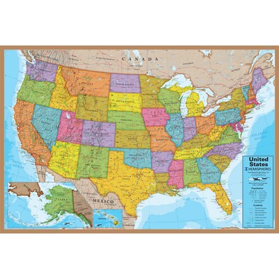 Round World Products USA Puzzle, 24" Height, 36" Width, 500 Pieces (RWPHMP02)