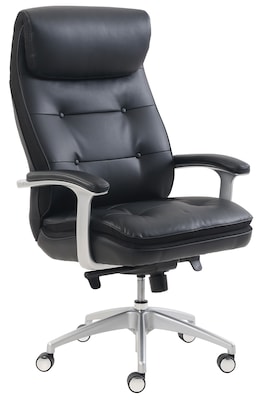 Beautyrest Royo Big & Tall Bonded Leather Executive Chair, Black (60003)