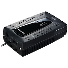 Cyberpower AVR Series 750VA UPS, 12-Outlets, Black (AVRG750U)