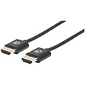 MANHATTAN 394352 Ultra-Thin High-Speed HDMI Cable with Ethernet (3ft)