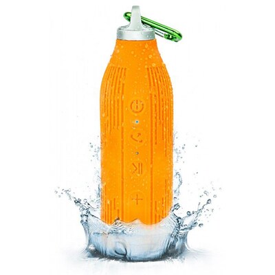 Turcom TS-471 SoundSport Rugged Bluetooth 4.0 Wireless Outdoor Speaker, Orange