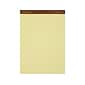 Ampad Gold Fibre Notepads, 8.5" x 11.75", Narrow Ruled, Canary, 50 Sheets/Pad, 12 Pads/Pack (TOP 20-022)