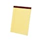 Ampad Gold Fibre Notepads, 8.5 x 11.75, Narrow Ruled, Canary, 50 Sheets/Pad, 12 Pads/Pack (TOP 20-