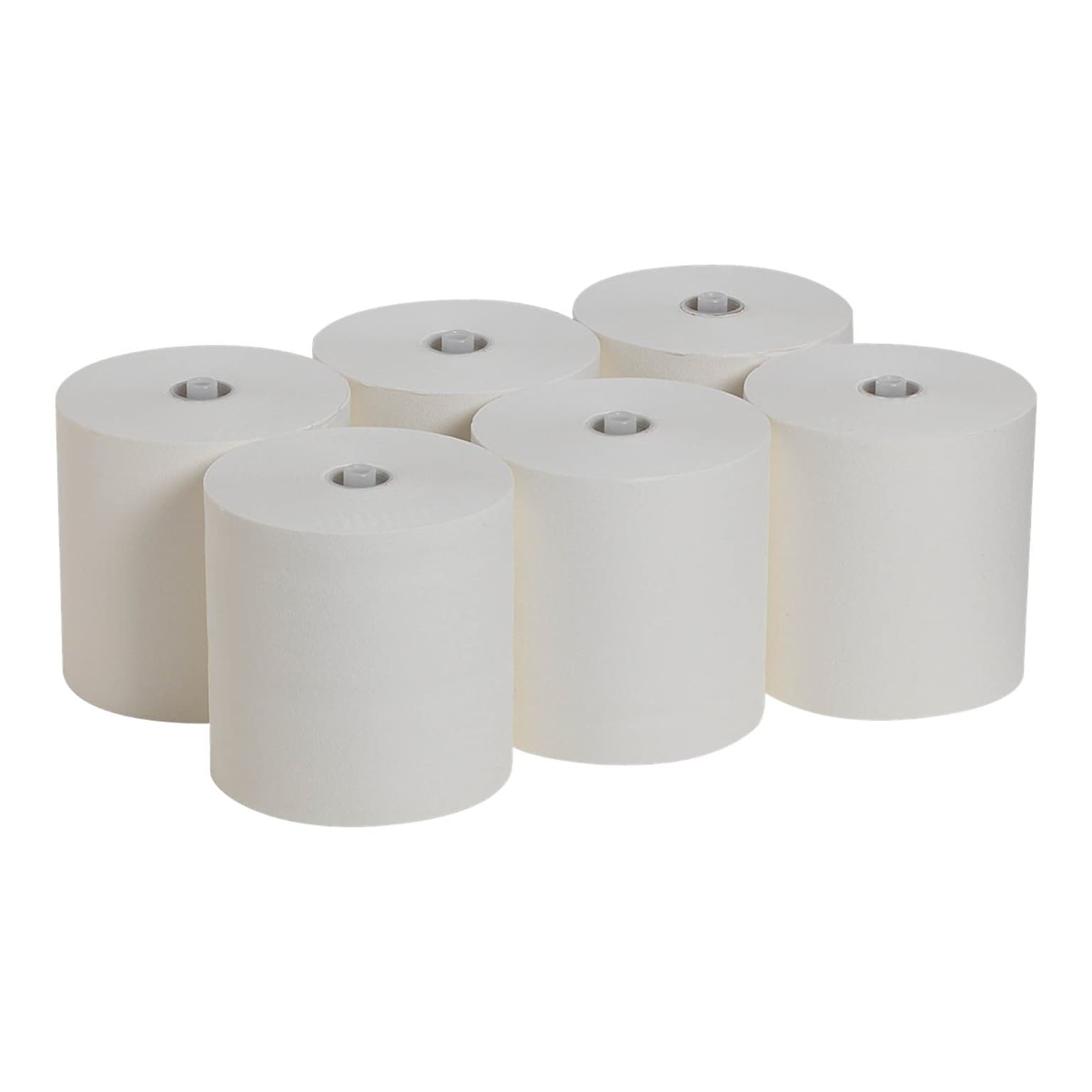 Pacific Blue Ultra Hardwound Paper Towels, 1-Ply, 6 Rolls/Carton (26490)