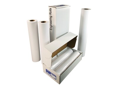 Alliance 20# Wide Format CAD Inkjet Bond Paper, 36 x 300, Uncoated, 2/Pack (36300)