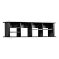 Prepac 4 Particle Board Hanging Shelves, 48W, Black (BHD-1348)