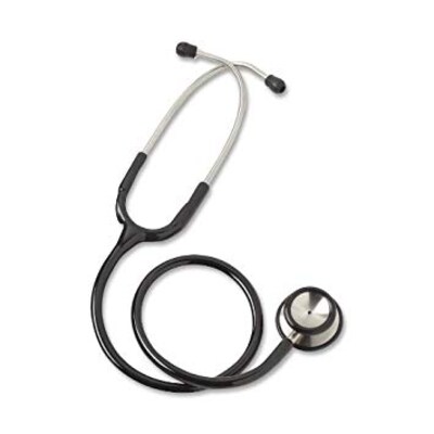Accucare® Elite Adult Stethoscope, 22, Black (MDS92260)