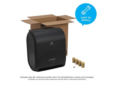 enmotion Hardwound Paper Towel Dispenser, Black (59462A)