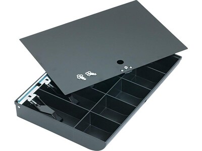 MMF Duralite Tray, 10 Compartments, Black (2252862C04)