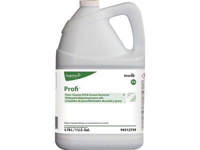 Diversey Profi Floor Cleaner/Oil & Grease Remover, 128 Oz., 4/Carton (94512759)