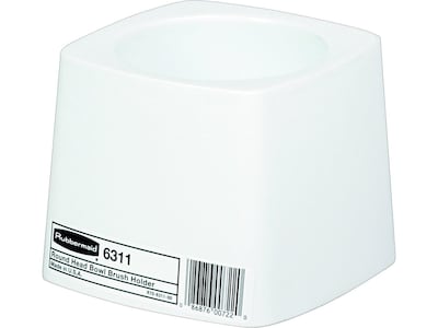 Rubbermaid Commercial Plastic Toilet Bowl Brush Holder (FG631100WHT)