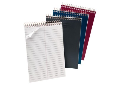Ampad Gold Fibre Steno Pad, 6 x 9, Gregg Ruled, Assorted Colors, 100 Sheets/Pad, 1 Pad/Pack (TOP 20-522)