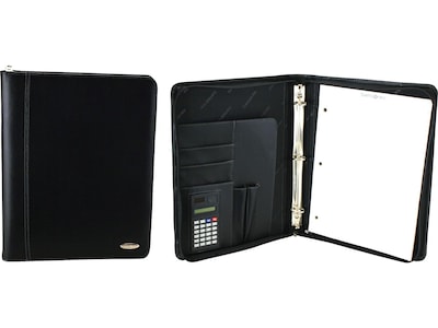 Samsonite Vinyl Padfolio, Black  (961145)