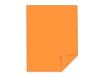 Astrobrights Multipurpose Paper, 24 lbs., 8.5 x 11, Cosmic Orange, 500/Ream, 10 Reams/Carton (2265
