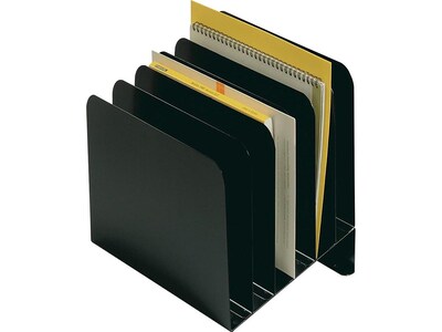 MMF Industries STEELMASTER Steel File Organizer, Black (264S8BLA)