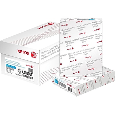 Xerox Revolution 8.5 x 11 Carbonless Paper, 20 lbs, 92 Brightness, 1250/Ream, 4 Reams/Carton (3R12430)