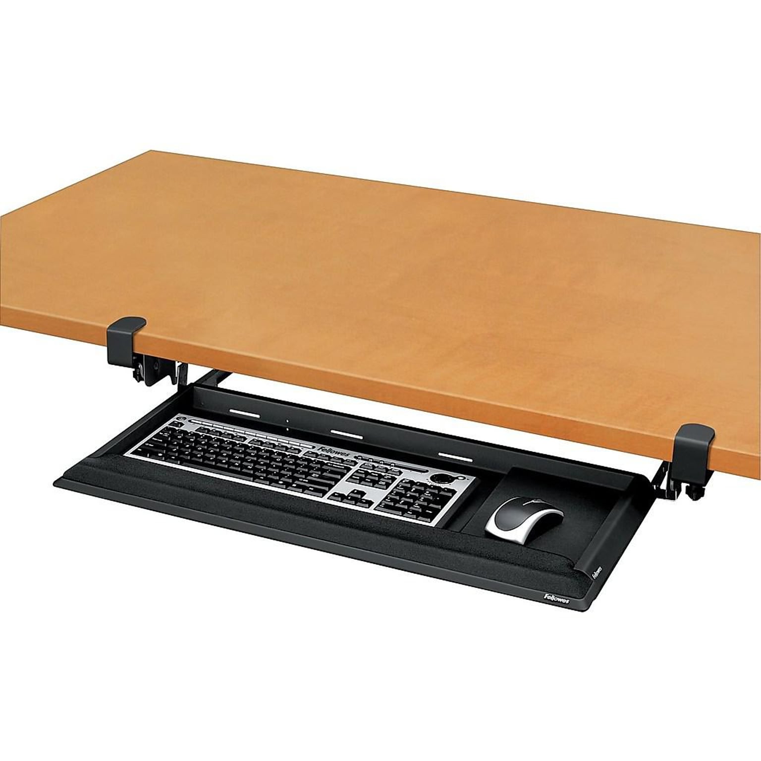 Fellowes Designer Suites DeskReady Adjustable Keyboard Drawer, Black (8038302)