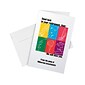 Avery Half-Fold Greeting Cards with Envelopes, 5.5" x 8.5", Matte White, Inkjet, 30/Pack (08316)