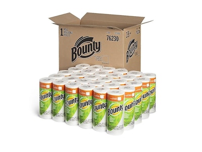 Bounty Kitchen Rolls Paper Towels, 2-Ply, 36 Sheets/Roll, 30 Rolls/Carton (76230/95028)